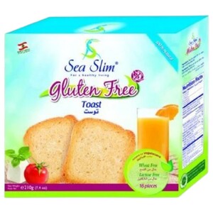 Sea Slim Toast Natural Gluten Free 16 Pieces 210G