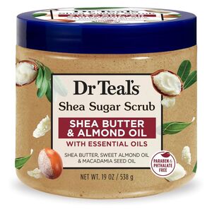 Dr Teal's Shea Sugar, Shea Butter & Almond Oil Body Scrub 538 Gr