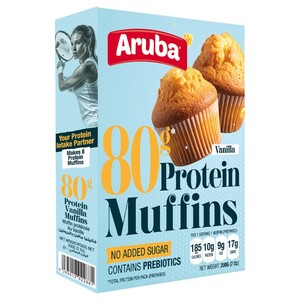 Aruba 80G Protein Muffin Vanilla Mix 200G