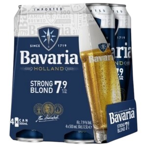 Bavaria Beer Strong Blond 500Ml X4