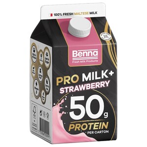 Benna Pro Milk+ Strawberry 500Ml