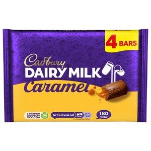 Cadbury Dairy Milk Chocolate Caramel 37G X4