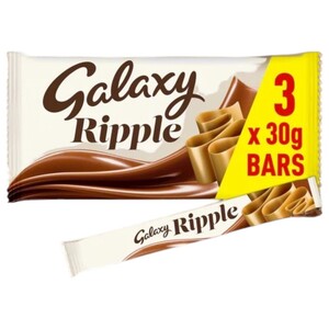 Galaxy Ripple Milk Chocolate Bar 30G X3