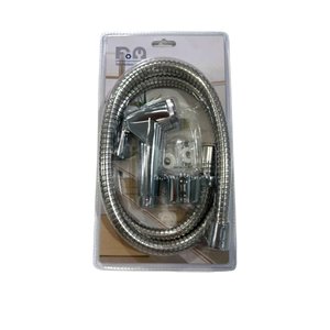 Bidet Spray Chrome With 1.2M Pvc Hose & Fixed Wall Hanger