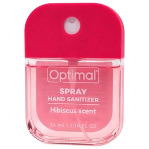 Optimal Spray Hand Sanitizer Hibiscus Scent 34Ml
