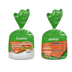Qualiko Breaded Chicken Burger 750Gm