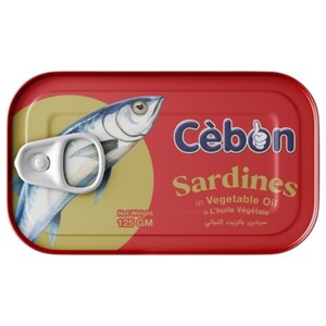 Cèbon Sardines In Vegetable Oil 125G