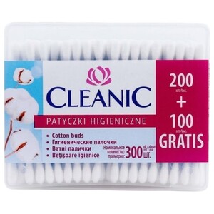 Cleanic Cotton Buds 200+100 Free
