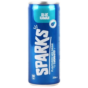 Sparks Carbonated Drink Blue Hawai 250Ml