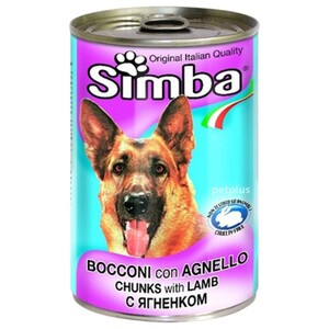 Simba Dog Food Chunks With Lamb 415G