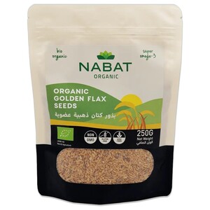 Nabat Golden Flax Seeds Organic 250G