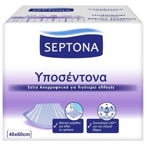 Septona Bed Pads 40 X 60Cm 20 Pieces