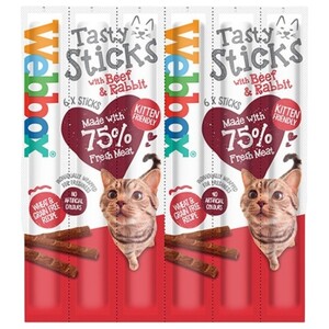 Webbox Cats Delight Sticks Beef & Rabbit 6 Sticks 30G