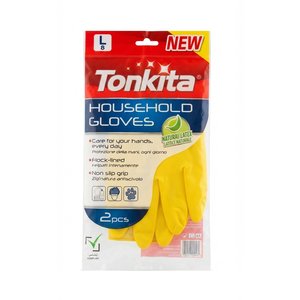 Tonika Household Gloves Latex Size 8 Large