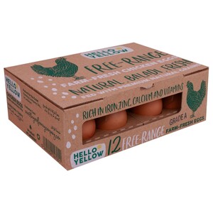 Hello Yellow Chicken Egg 12 Pieces