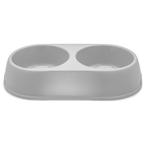 Plastic Forte Double Pet Bowl