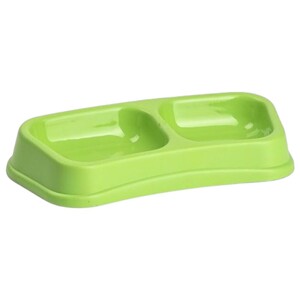 Plastic Forte Double Pet Bowl Rex Small