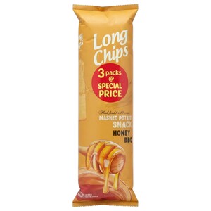 Long Chips Mashed Potato Honey & Bbq 75G @Special Price