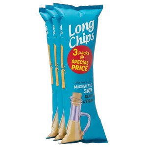 Long Chips Mashed Potato Sea Salt & Vinegar 75G @Special Price