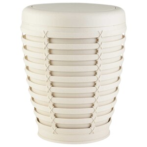 Primanova Palm Waste Bin Beige 7.5L