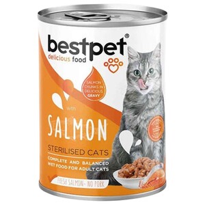 Bestpet Cat Food Salmon Sterilized In Gravy 400G