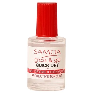 Samoa Gloss & Go Quick Dry Top Coat 15Ml