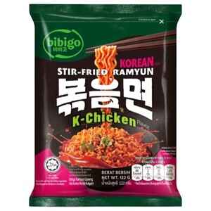 Bibigo Noodles Stir Fried Ramyun K-Chicken 122G