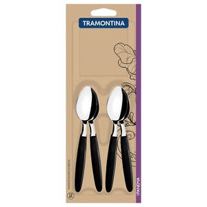 Tramontina Ipanema Black Tea Spoon 12 Pieces