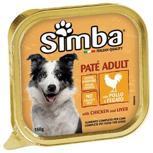 Simba Adult Dog Food Pate With Chicken And Liver 150G