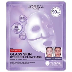 L'oreal Glass Skin Hydrogel Glow Mask 1 Piece