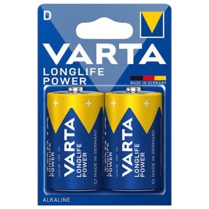 Varta Batteries Long Life Power D 2 Pieces