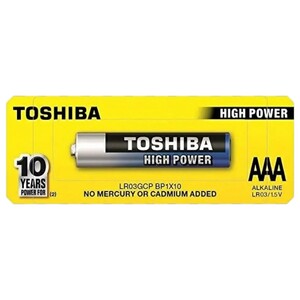 Toshiba Battery High Power Aaa