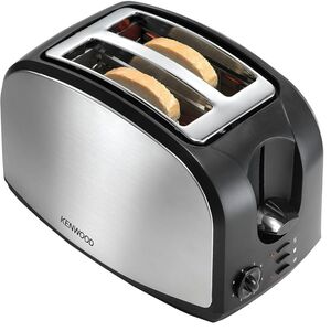 Kenwood Toaster 2 Slice Bread Toaster With Adjustable Browning Control, Removable Crumb Tray For Easier Cleaning, Automatic Pop Up, Defrost, Warm & Cancel Function Tcm02.A0bk Silver/Black