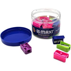 Maxi Sharperner Jar Of 24 Pcs (4 Colors)