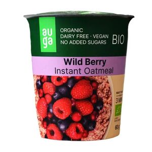 Auga Organic Instant Oatmeal Wild Berries 60 Gr