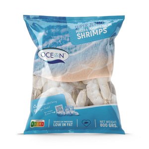 Ocean Raw & Peeled Shrimps 8/12 800G
