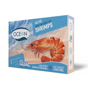 Ocean Shrimps Frozen 40/50 2Kg