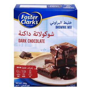 Foster Clark's Brownie Mix Dark Chocolate 500 Gr