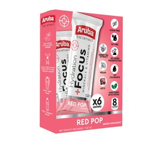 Aruba Hydration + Focus Red Pop 6X5g