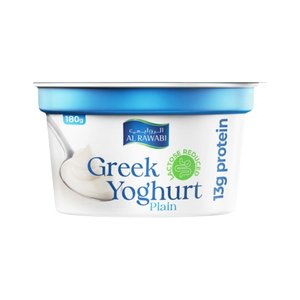Al Rawabi Greek Yoghurt Plain 180Gm