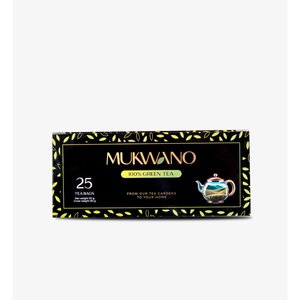 Mukwano Green Tea Bags 25'S