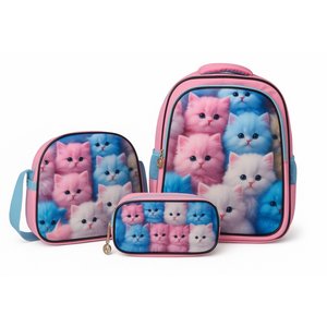 Extreme Girl Backpack 3 In 1 Set