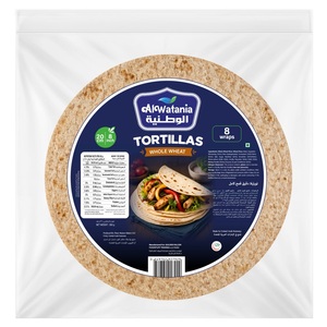 Al Watania Tortila Wraps 8S Whole Wheat 360G