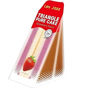 Lex Jazz Triangle Cake Strawberry Flavor 100G