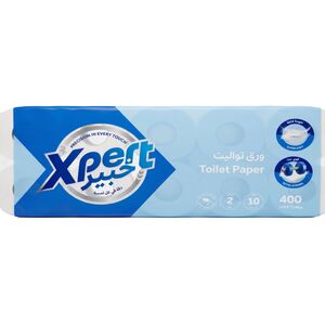 Xpert Toilet Paper 2 Ply 400 Sheets X 10 Rolls
