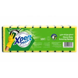 Xpert Heavy Duty Scouring Sponge 10 Pcs