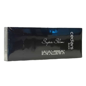 Cedars Black Super Slim X10