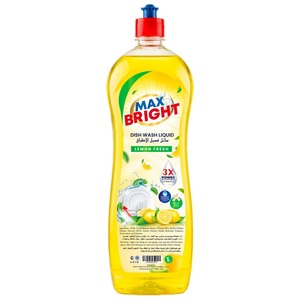 Max Bright Dishwashing Liquid Lemon 1L
