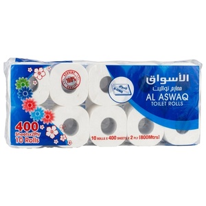 Al Aswaq Toilet Roll 10 400Sheets