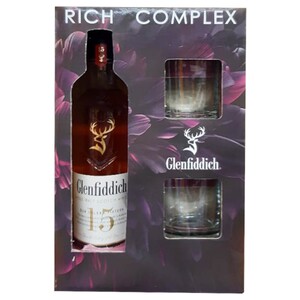 Glenfiddich Scotch Whiskey 15 Years 70Cl + 2 Glasses